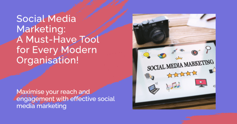 Social media graphic on a tablet
